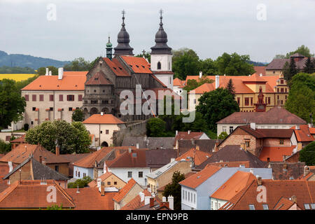 Basilika St. Prokop romanisch-gotischen 13. Cent Trebic UNESCO Tschechien Stockfoto