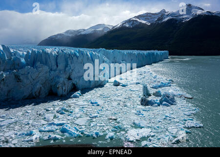 Perito Moreno-Gletscher. Nationalpark Los Glaciares. Patagonien. Argentinien Stockfoto