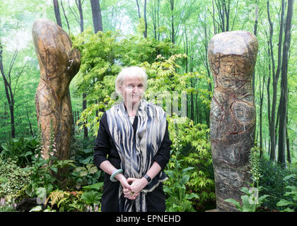 Actresss Miranda Richardson im RHS Chelsea Flower show 2015 Stockfoto