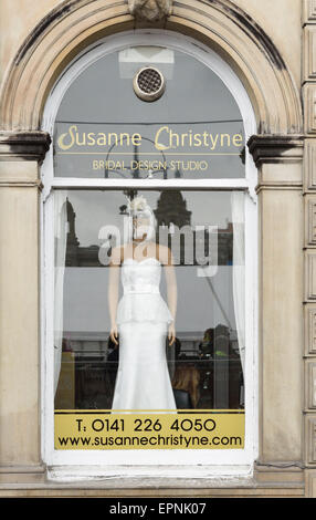 Susanne Christyne Bridal Design George Square Glasgow Schottland, Vereinigtes Königreich Stockfoto