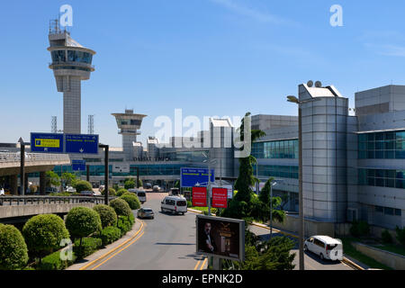 Internationalen Terminal am Flughafen Istanbul-Atatürk, Türkei. Stockfoto