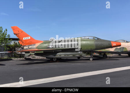 North American f-100 Super Sabre - Chino Stockfoto