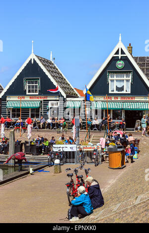 Die alte historische Stadt Marken, nördlich von Amsterdam, Niederlande. Stockfoto