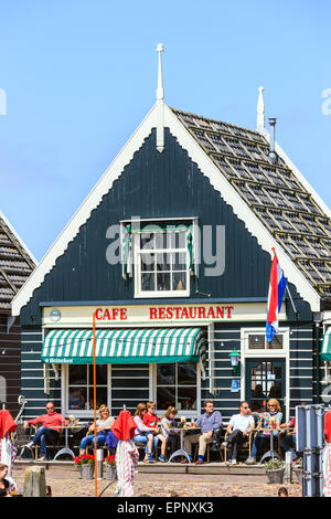 Die alte historische Stadt Marken, nördlich von Amsterdam, Niederlande. Stockfoto