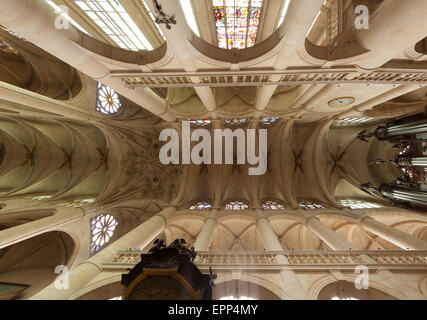 Die Kirche Saint-Etienne-du-Mont, Paris, Frankreich. Stockfoto