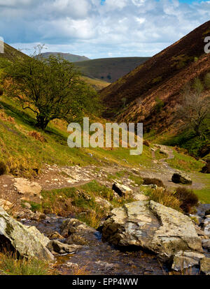 Kardieren Mill Valley auf der Long Mynd in der Nähe von Kirche Stretton in Shropshire Hügel England UK Stockfoto