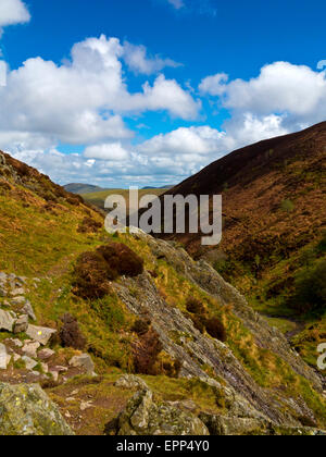 Kardieren Mill Valley auf der Long Mynd in der Nähe von Kirche Stretton in Shropshire Hügel England UK Stockfoto