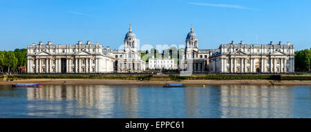 Das Old Royal Naval College in Greenwich, London, England Stockfoto