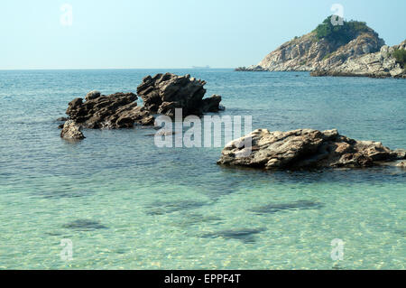 Strand auf der einsamen Insel Koh Rin.  Pattaya. Thailand Stockfoto