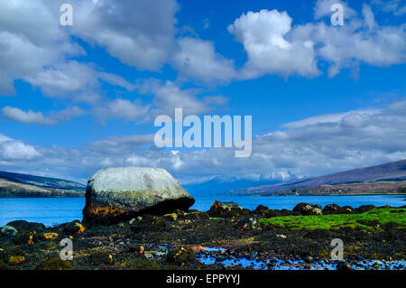 Am Ufer des Loch Eil, in der Nähe von Fort William, Schottland. Stockfoto