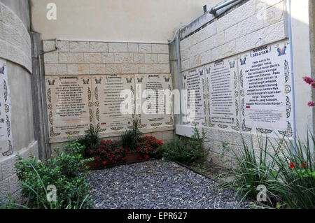 Israel, der Eingang zu der Yardenit Baptismal Site In the Jordan River in der Nähe von dem See Genezareth, Stockfoto