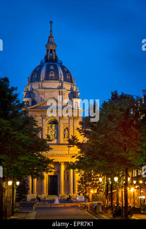 Hochschule der Sorbonne, ursprünglich eine theologische Schule gegründet 1253, jetzt eine öffentliche Universität, Paris, Frankreich Stockfoto