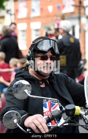 Fahren des Respekts durchläuft Royal Wootton Bassett Stockfoto