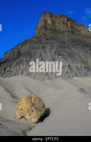 Butte, San Rafael Swell, "Badlands" Fabrikbereich von der oberen Blue Hills, Utah USA Stockfoto