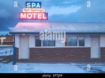 Spa und Motel in White Sulphur Springs Montana, USA Stockfoto