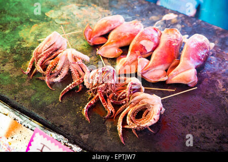 Japanische Straße Essen (ein großer Teil der japanischen Kultur) Stockfoto