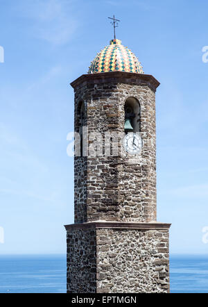 Mittelalterlichen Turm Porto Torres Sardinien Italien Stockfoto