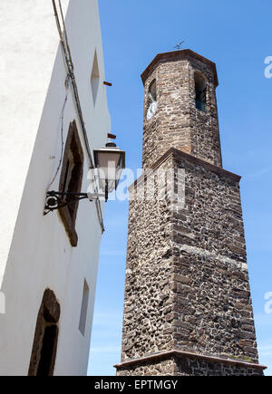 Mittelalterlichen Turm Porto Torres Sardinien Italien Stockfoto