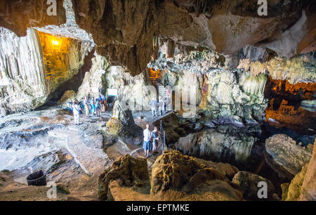 Neptunes Grotte Alghero Sardinien Italien Stockfoto