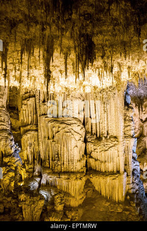 Neptunes Grotte Alghero Sardinien Italien Stockfoto