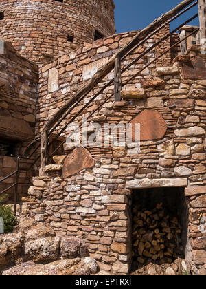 Desert View Watchtower, South Rim, Grand Canyon National Park, Arizona. Stockfoto