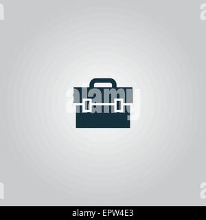 Aktenkoffer-Symbol Stock Vektor