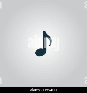 Musik-Notiz-Symbol Stock Vektor