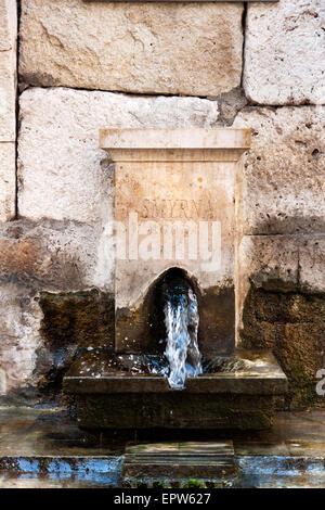 Smyrna Izmir. , Brunnen in der Agora Stockfoto