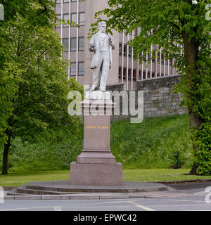 Statue von George Leeman - ehemaliger Rechtsanwalt, Eisenbahner und einer liberalen Mitglied des Parlaments (MP) für die Stadt von York Stockfoto