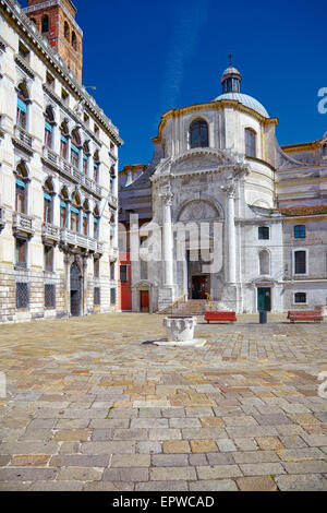 Kirche San Geremia und Palazzo Labia in Venedig, Italien Stockfoto