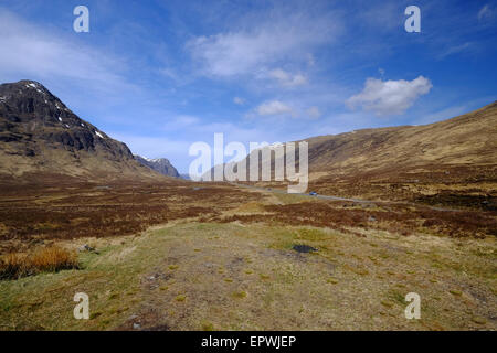 Buachaille Etive Mor Glen Etive und Glen Coe Junction Rannoch moor oben schottischen Highlands Schottland Stockfoto