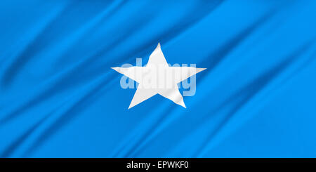 Flagge Somalias Stockfoto