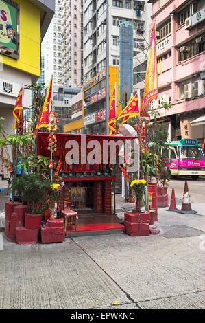 Dh Tin Hau Schreine ABERDEEN HONG KONG Straße schrein China city Stockfoto