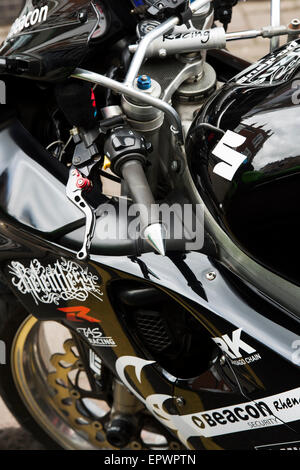 Suzuki GSXR unerbittlich. Sport-Motorrad-detail Stockfoto