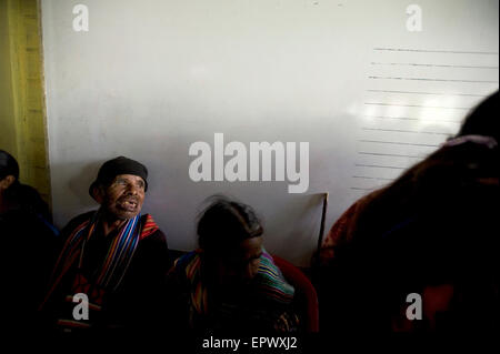 Maya indigenen Menschen in Nahuala, Solola, Guatemala. Stockfoto