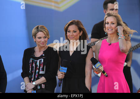 New York, USA. 22. Mai 2015. Jessie J. führt für Baureihe Gutenmorgen Amerika Sommer-Konzert in New York Central Park.Amy Robach, Ginger Zee, Lara Spencer Credit: Bruce Cotler/Globe Fotos/ZUMA Draht/Alamy Live News Stockfoto