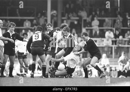 London Wasps V Bad, John Player Special-Cup-Finale, entsprechen in Twickenham, Samstag, 2. Mai 1987. Endstand: London Wasps 12-19 Bad. Stockfoto