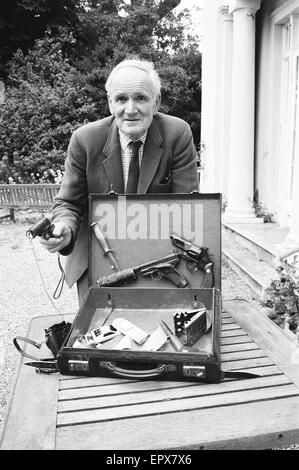 Desmond Llewellyn Schauspieler im Juni 1981 als "Q" in James Bond-Filme erscheint. 17. Juni 1981. Stockfoto