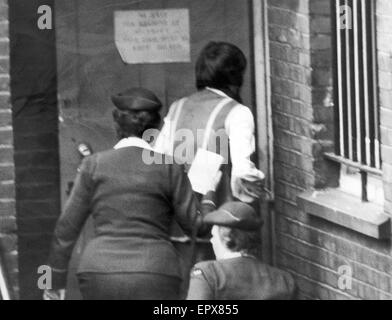 Myra Hindley, 2. Februar 1974. Die Mauren Morde erfolgten durch Ian Brady und Myra Hindley von Juli 1963 bis Oktober 1965 in und um das, was jetzt Greater Manchester, England. Die Opfer waren fünf Kinder im Alter zwischen 10 und 17 Jahren. Pauline Rea Stockfoto