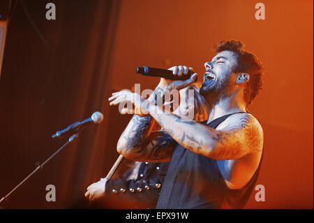 Apocalyptica finnische Metal-Band aus Helsinki. US-Tour 2015. Raleigh, North Carolina, Lincoln Theater, 19. Mai 2015 Stockfoto