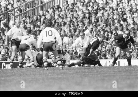 London Wasps V Bad, John Player Special-Cup-Finale, entsprechen in Twickenham, Samstag, 2. Mai 1987. Endstand: London Wasps 12-19 Bad. Stockfoto