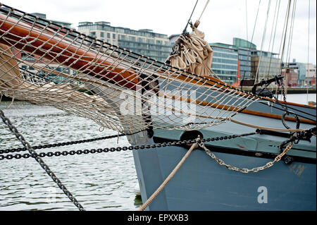 Das Detail der Großsegler Stockfoto