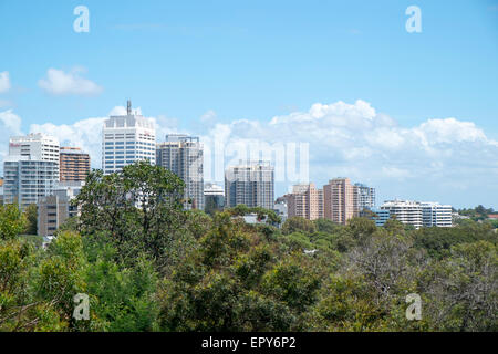 Ansicht von Bondi Junction Vorort in den östlichen Vororten Sydneys, Australien Stockfoto