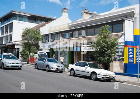 Bronte Straße in Bondi Junction, Sydney, Australien Stockfoto