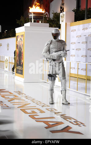 "Die Tribute von Panem: Mockingjay - Teil 1: Los Angeles Premiere im Nokia Theatre - Ankünfte Featuring: Atmosphäre wo: Los Angeles, California, Vereinigte Staaten von Amerika bei: 17. November 2014 Credit: FayesVision/WENN.com Stockfoto