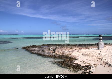 Lac Bay auf der tropischen Insel Bonaire Stockfoto