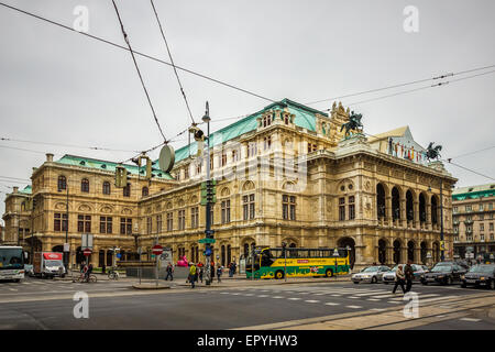 Wiener Staatsoper - Wiener Staatsope Stockfoto
