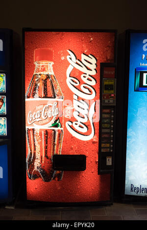Coca Cola-Automaten Stockfoto
