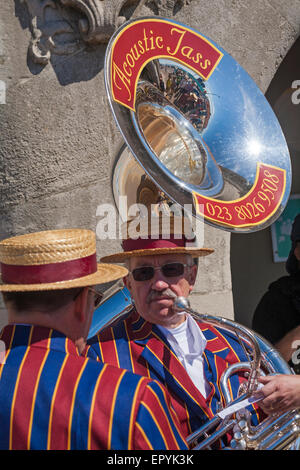 Bournemouth, Dorset, UK 23. Mai 2015. Reflexionen von Bournemouth - akustische Jass, traditionellen jazz-Band, kommt zu Bournemouth Credit: Carolyn Jenkins/Alamy Live News Stockfoto
