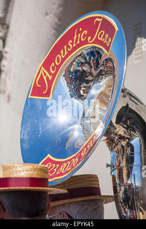 Bournemouth, Dorset, UK 23. Mai 2015. Reflexionen von Bournemouth - akustische Jass, traditionellen jazz-Band, kommt zu Bournemouth Credit: Carolyn Jenkins/Alamy Live News Stockfoto